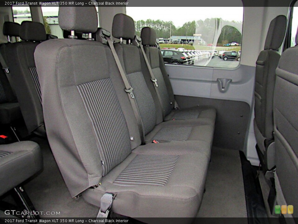 Charcoal Black Interior Rear Seat for the 2017 Ford Transit Wagon XLT 350 MR Long #140767492