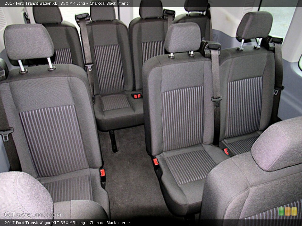 Charcoal Black Interior Rear Seat for the 2017 Ford Transit Wagon XLT 350 MR Long #140767534
