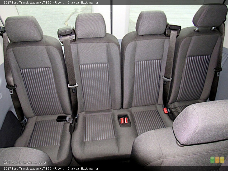 Charcoal Black Interior Rear Seat for the 2017 Ford Transit Wagon XLT 350 MR Long #140767552