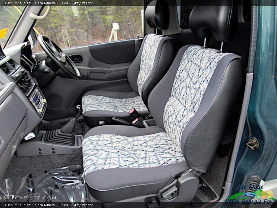 Gray 1995 Mitsubishi Pajero Mini Interiors