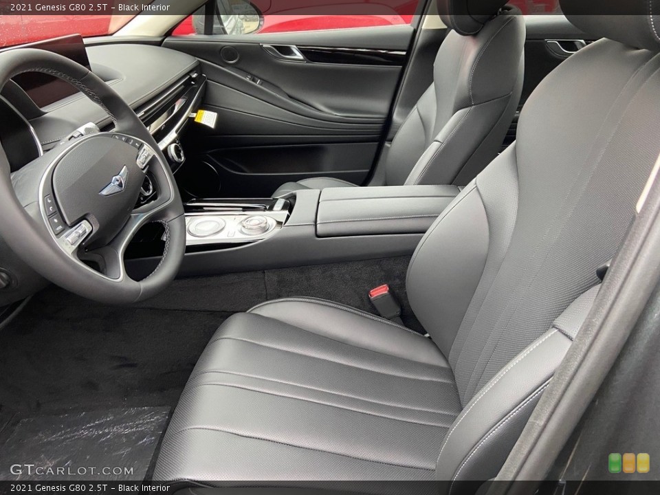 Black Interior Front Seat for the 2021 Genesis G80 2.5T #140769842