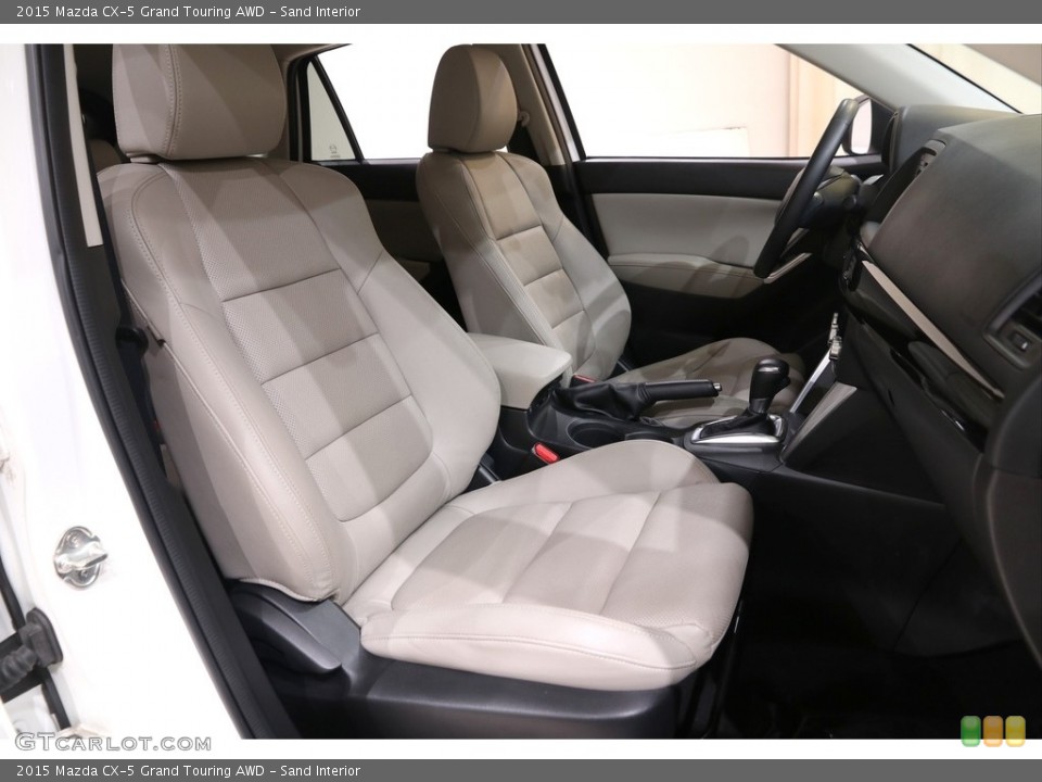 Sand Interior Front Seat for the 2015 Mazda CX-5 Grand Touring AWD #140769869
