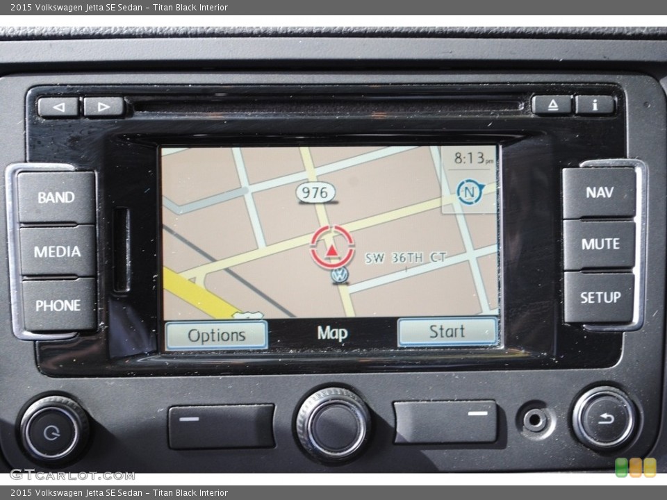 Titan Black Interior Navigation for the 2015 Volkswagen Jetta SE Sedan #140769902