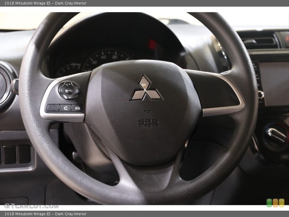 Dark Gray Interior Steering Wheel for the 2018 Mitsubishi Mirage ES #140770136