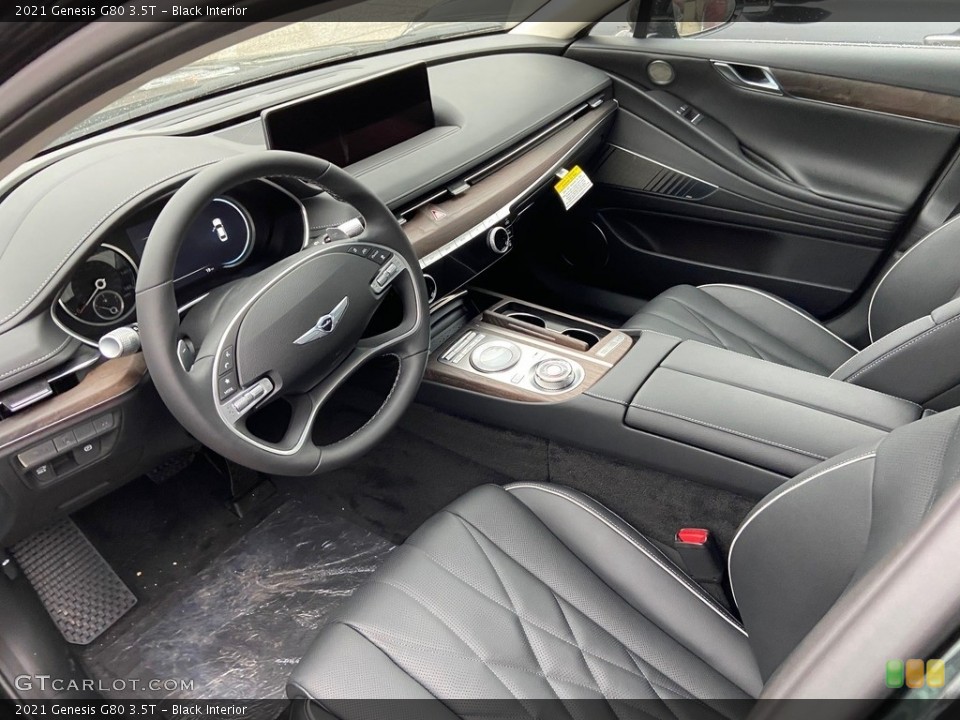 Black Interior Photo for the 2021 Genesis G80 3.5T #140770139