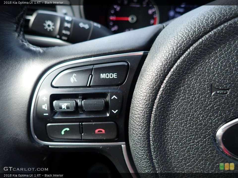 Black Interior Steering Wheel for the 2018 Kia Optima LX 1.6T #140771351