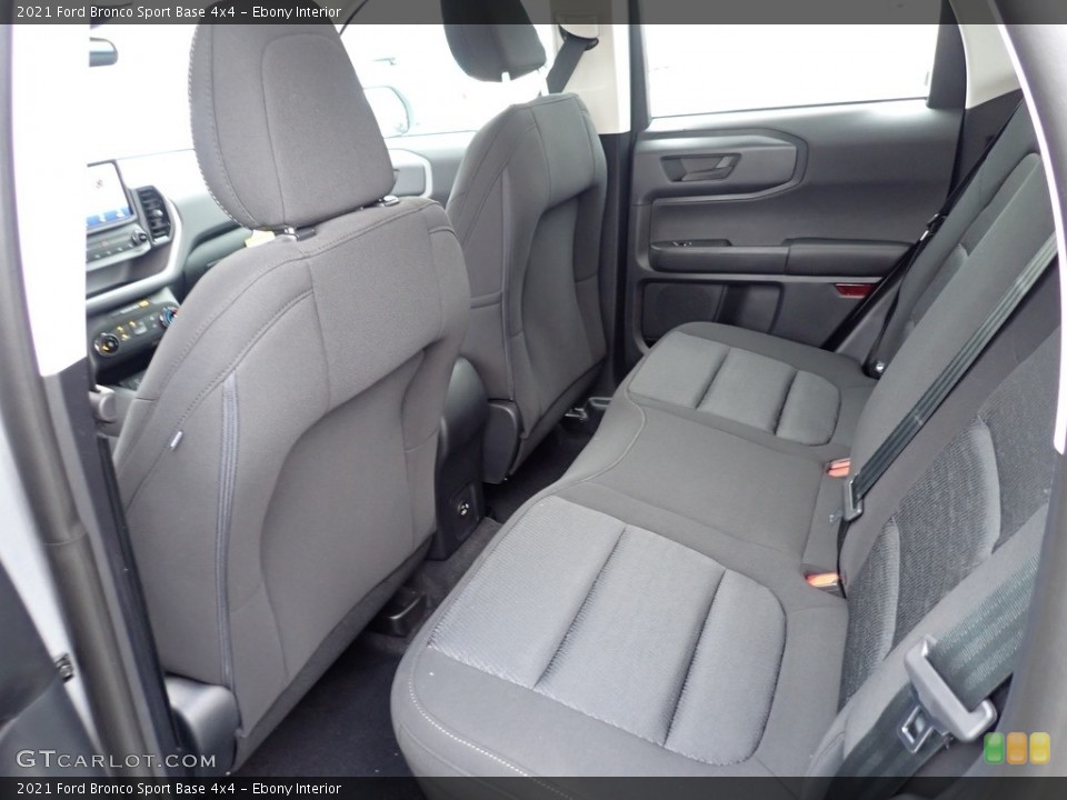 Ebony Interior Rear Seat for the 2021 Ford Bronco Sport Base 4x4 #140772131