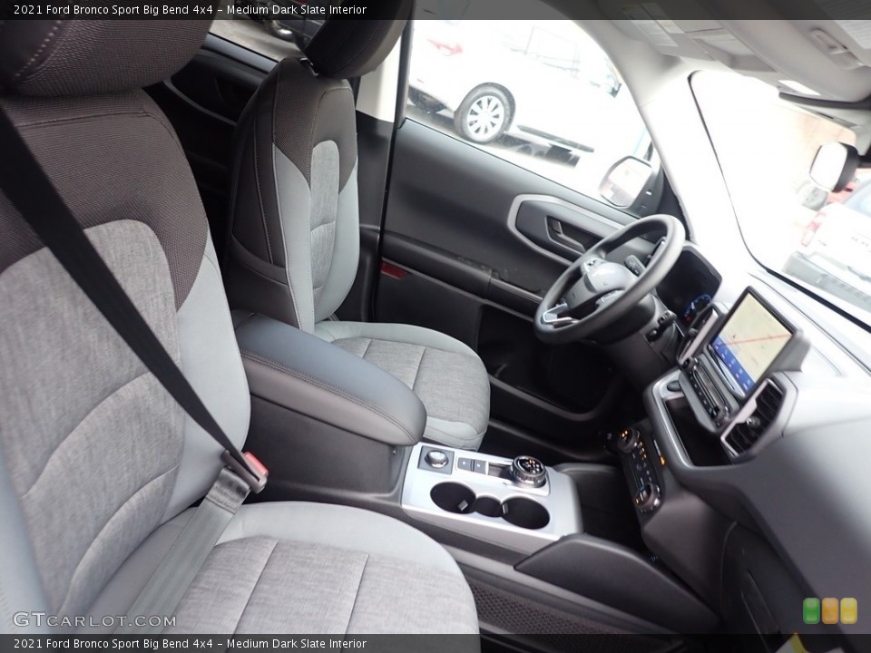 Medium Dark Slate Interior Photo for the 2021 Ford Bronco Sport Big Bend 4x4 #140772605