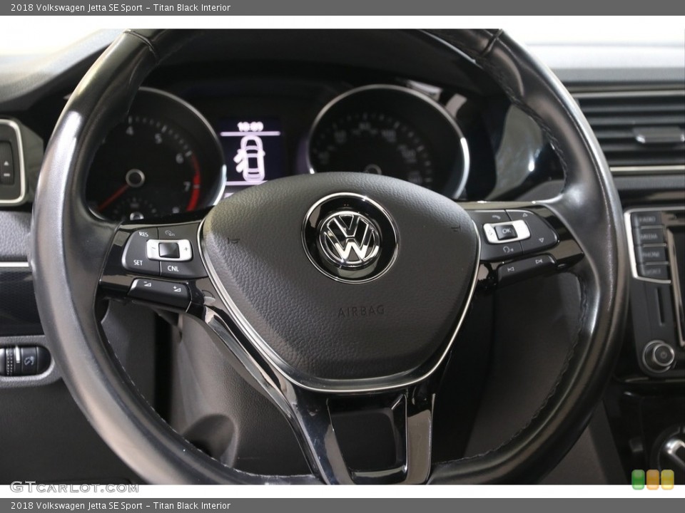 Titan Black Interior Steering Wheel for the 2018 Volkswagen Jetta SE Sport #140773373