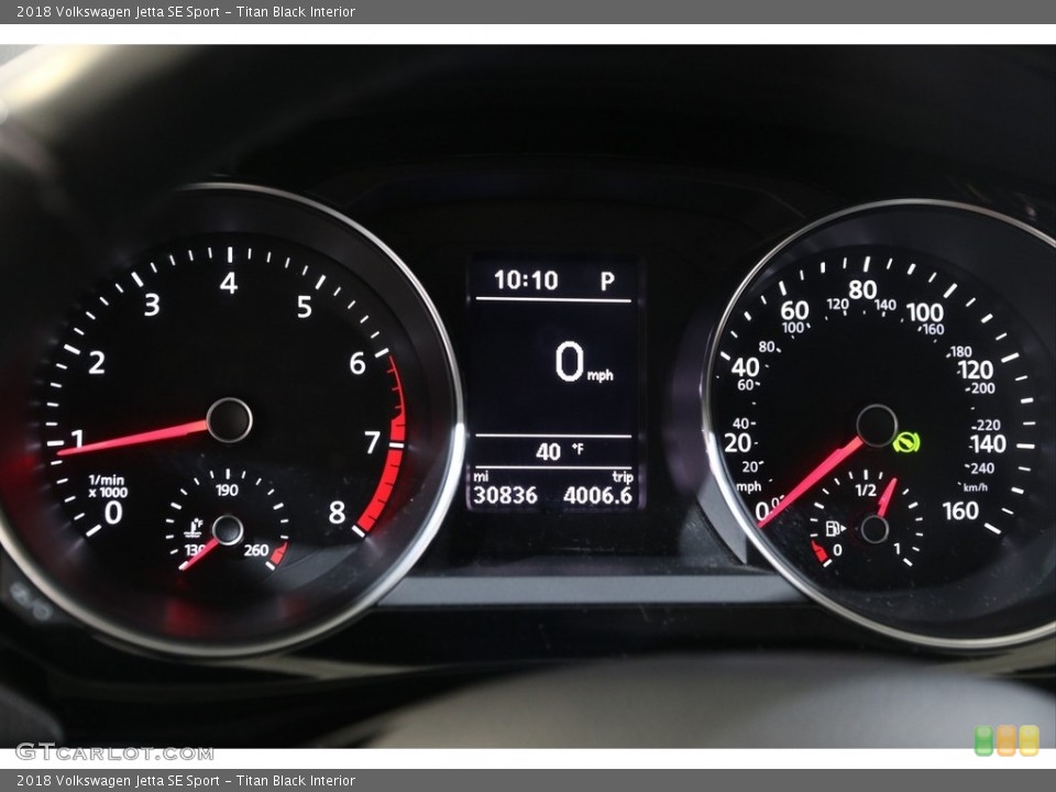 Titan Black Interior Gauges for the 2018 Volkswagen Jetta SE Sport #140773394