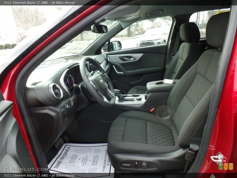 Jet Black Interior Front Seat for the 2021 Chevrolet Blazer LT AWD #140776199