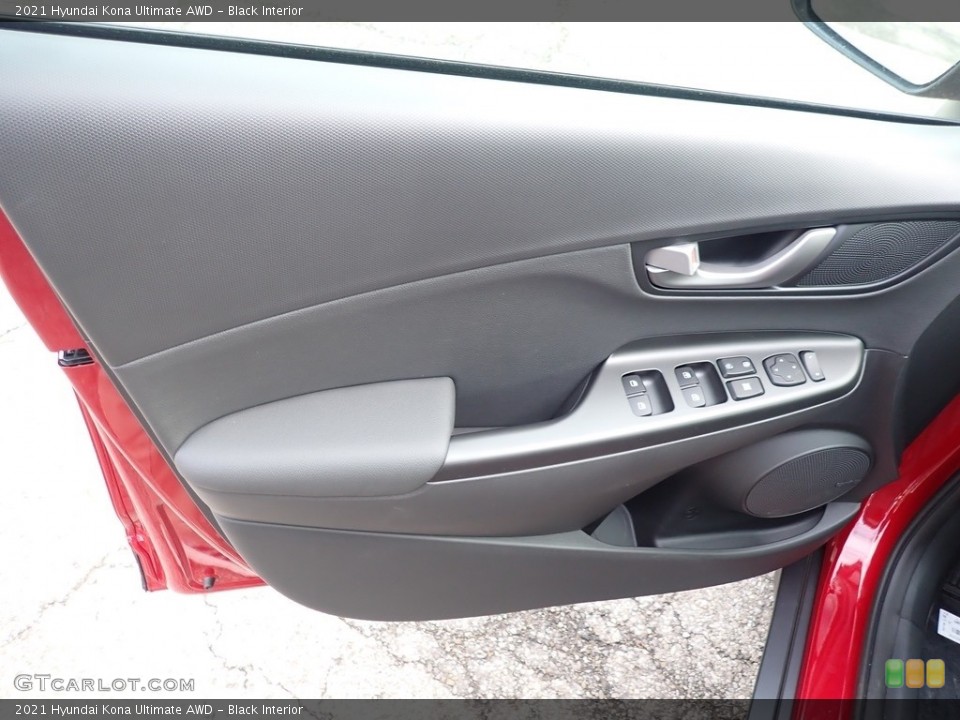 Black Interior Door Panel for the 2021 Hyundai Kona Ultimate AWD #140776208