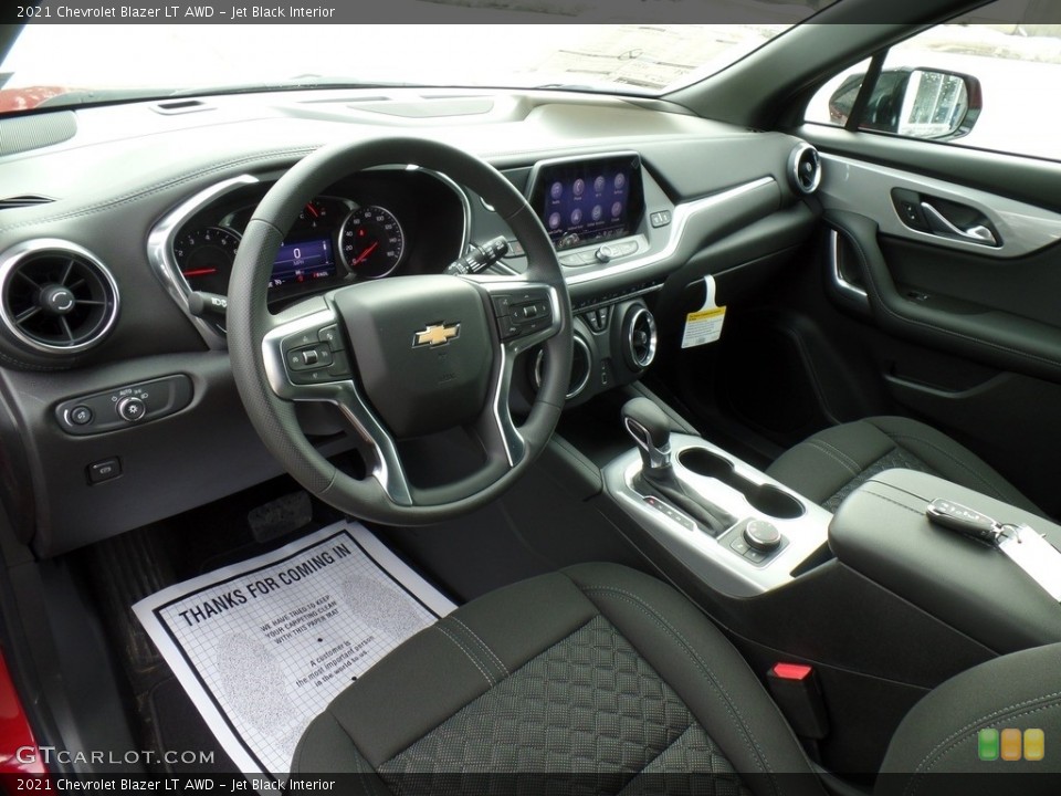 Jet Black Interior Photo for the 2021 Chevrolet Blazer LT AWD #140776217