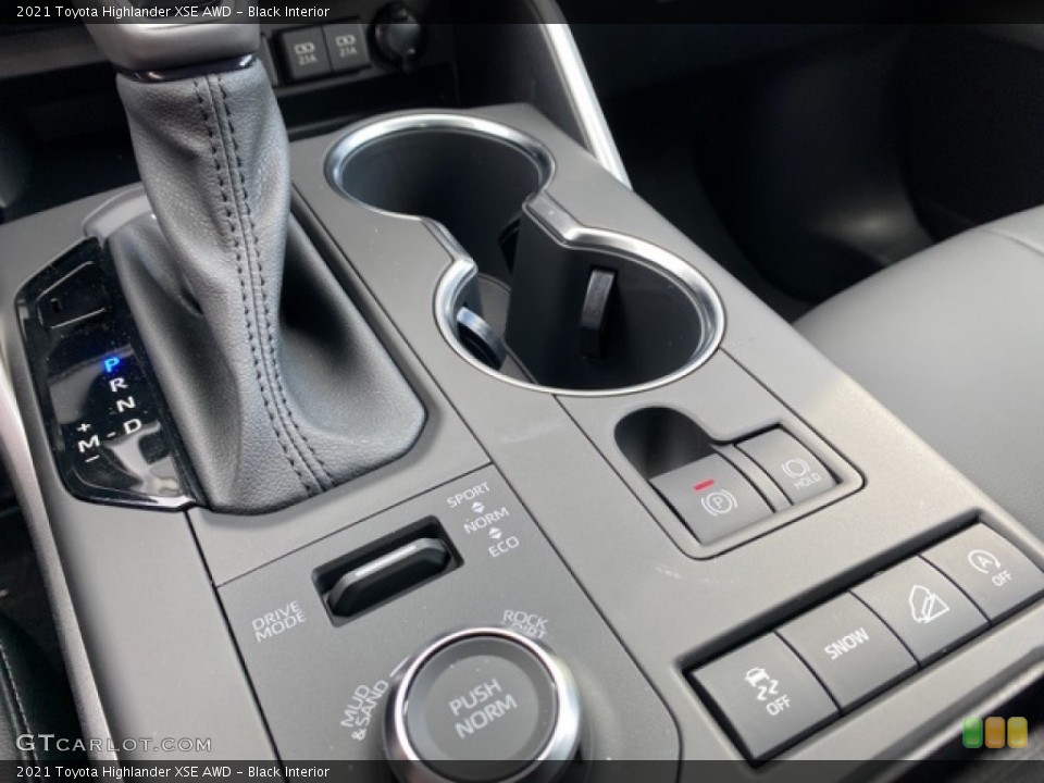 Black Interior Controls for the 2021 Toyota Highlander XSE AWD #140776973