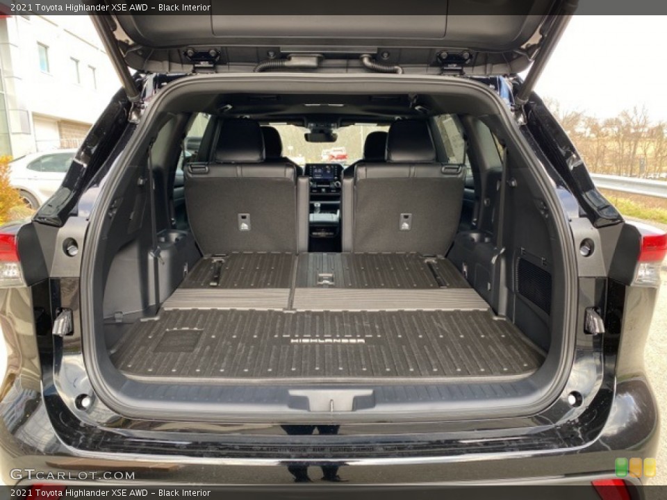 Black Interior Trunk for the 2021 Toyota Highlander XSE AWD #140777132