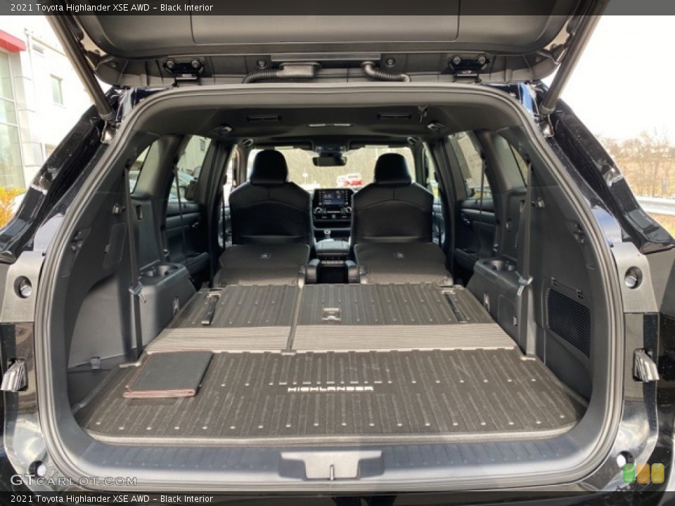 Black Interior Trunk for the 2021 Toyota Highlander XSE AWD #140777243