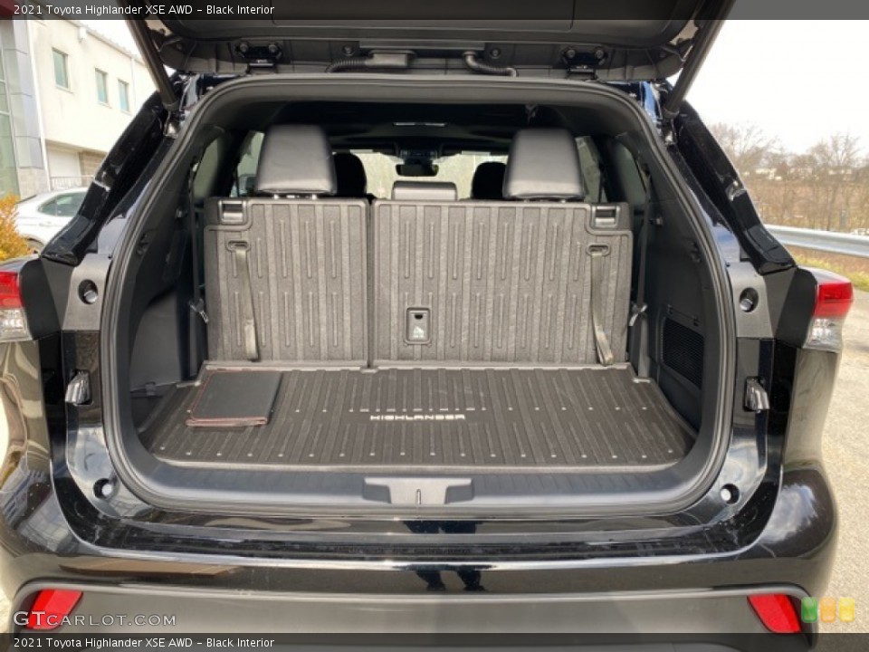 Black Interior Trunk for the 2021 Toyota Highlander XSE AWD #140777261