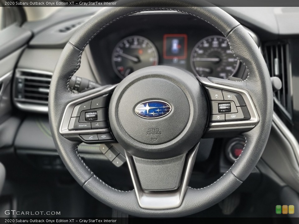 Gray StarTex Interior Steering Wheel for the 2020 Subaru Outback Onyx Edition XT #140778350