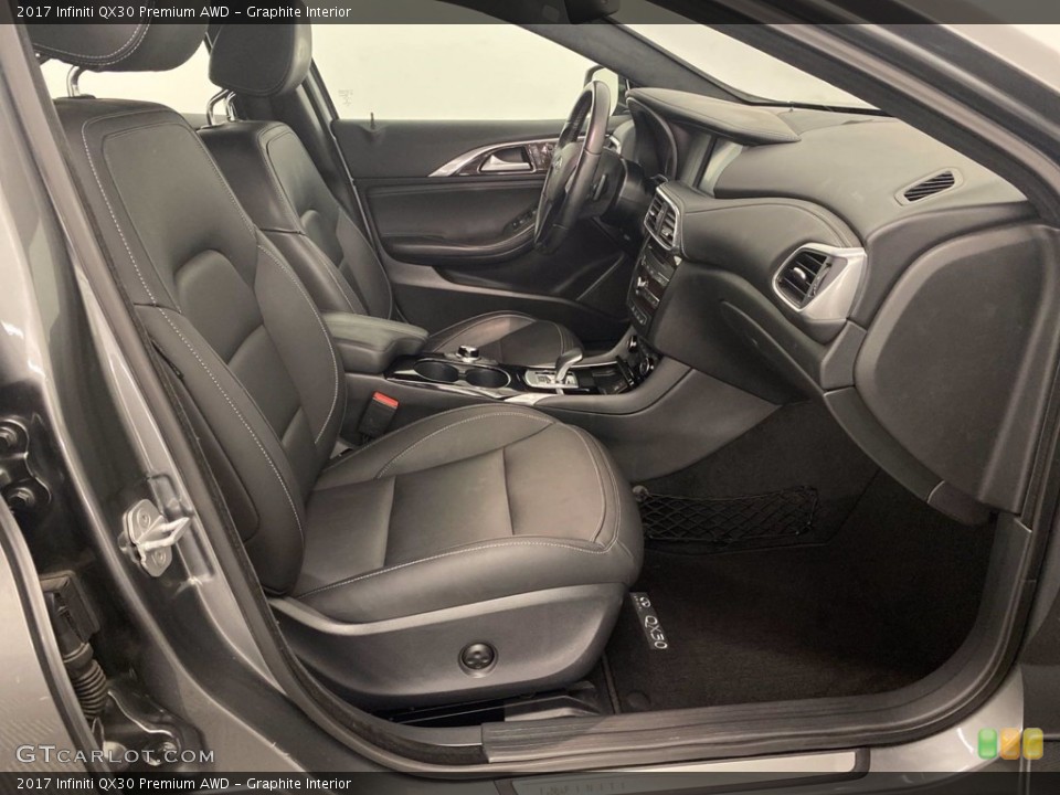 Graphite Interior Photo for the 2017 Infiniti QX30 Premium AWD #140778470