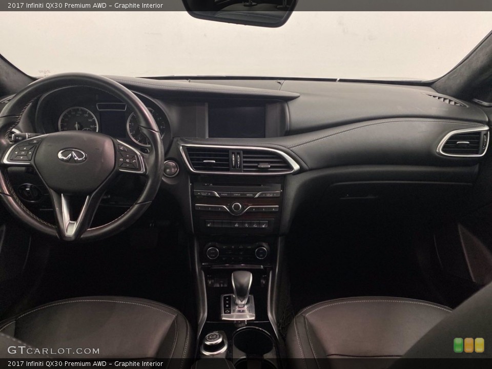 Graphite Interior Dashboard for the 2017 Infiniti QX30 Premium AWD #140778518