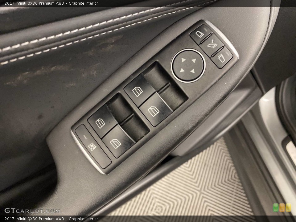 Graphite Interior Door Panel for the 2017 Infiniti QX30 Premium AWD #140778758