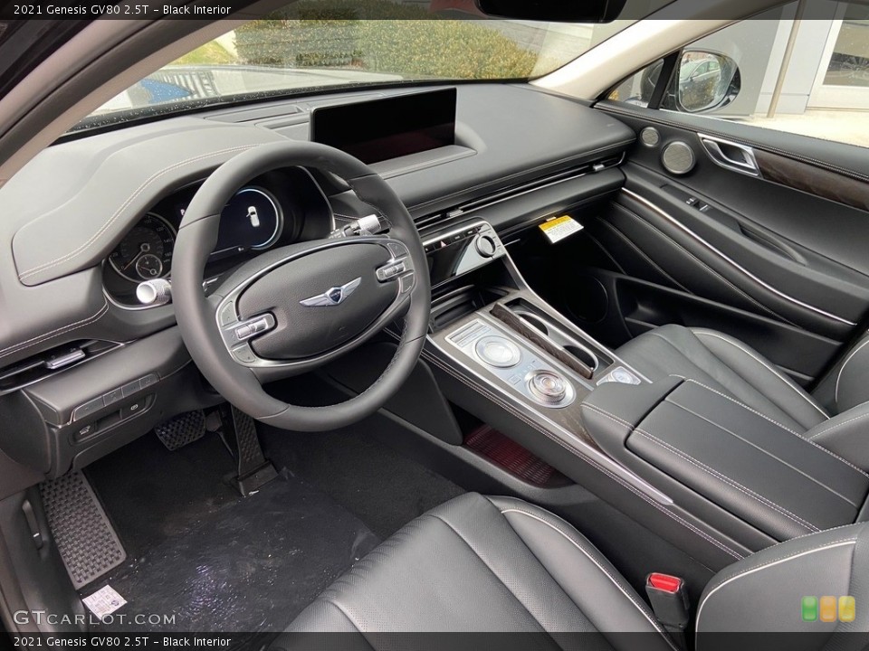 Black Interior Photo for the 2021 Genesis GV80 2.5T #140779249