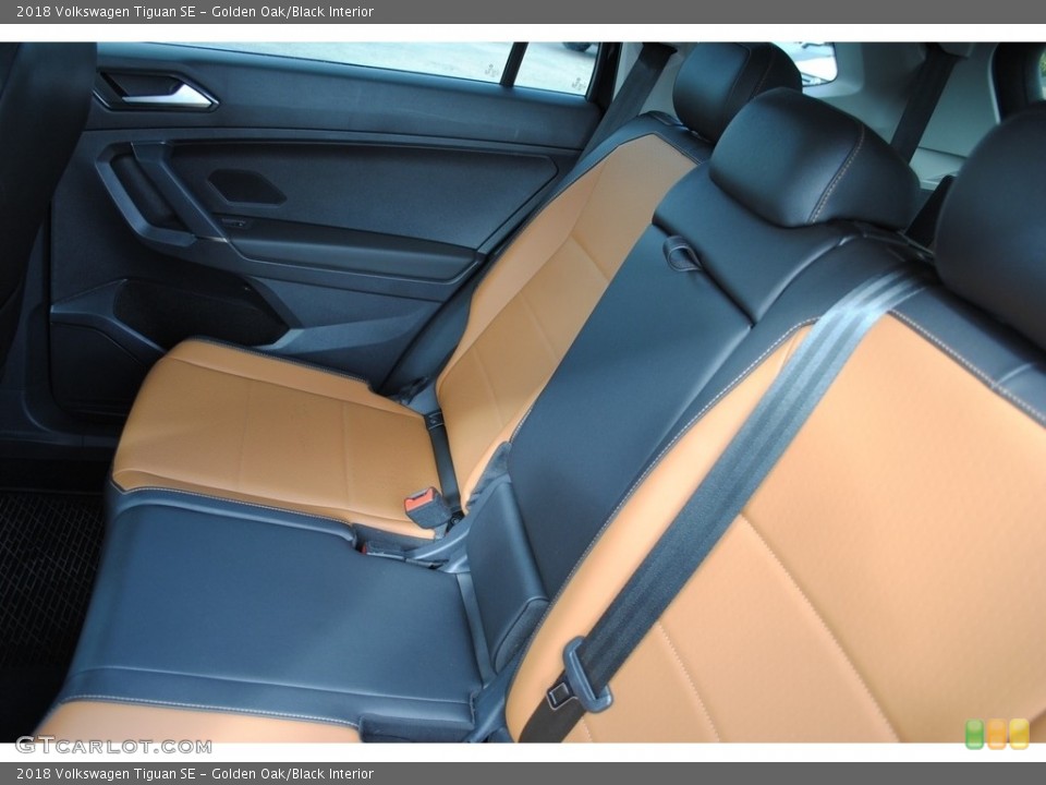 Golden Oak/Black Interior Rear Seat for the 2018 Volkswagen Tiguan SE #140779334