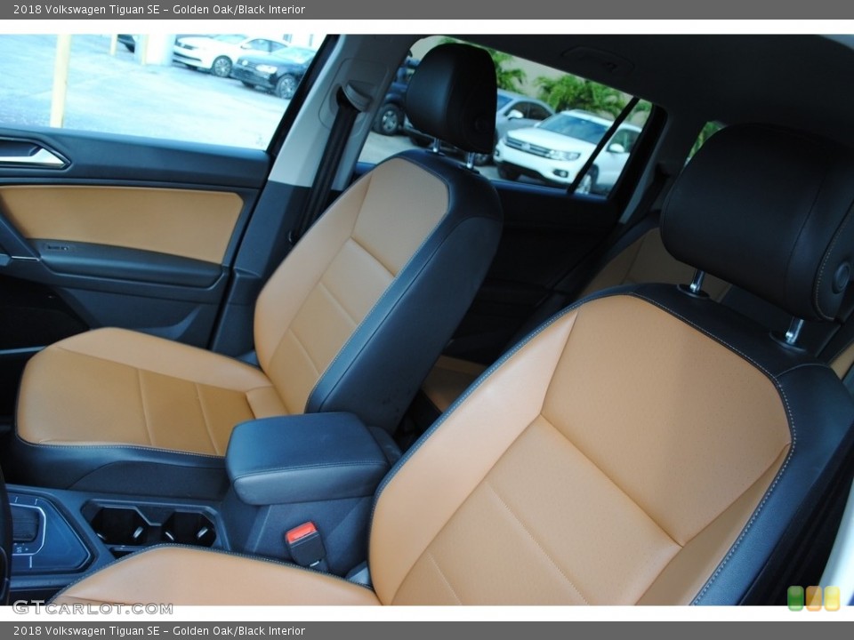 Golden Oak/Black Interior Front Seat for the 2018 Volkswagen Tiguan SE #140779346