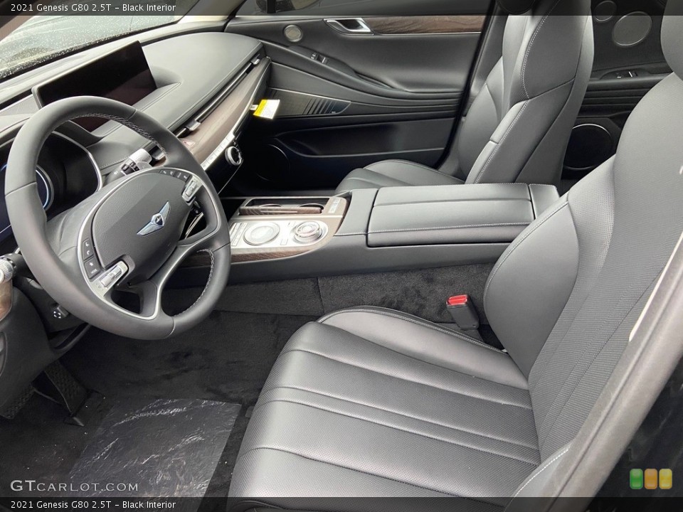 Black Interior Front Seat for the 2021 Genesis G80 2.5T #140779387