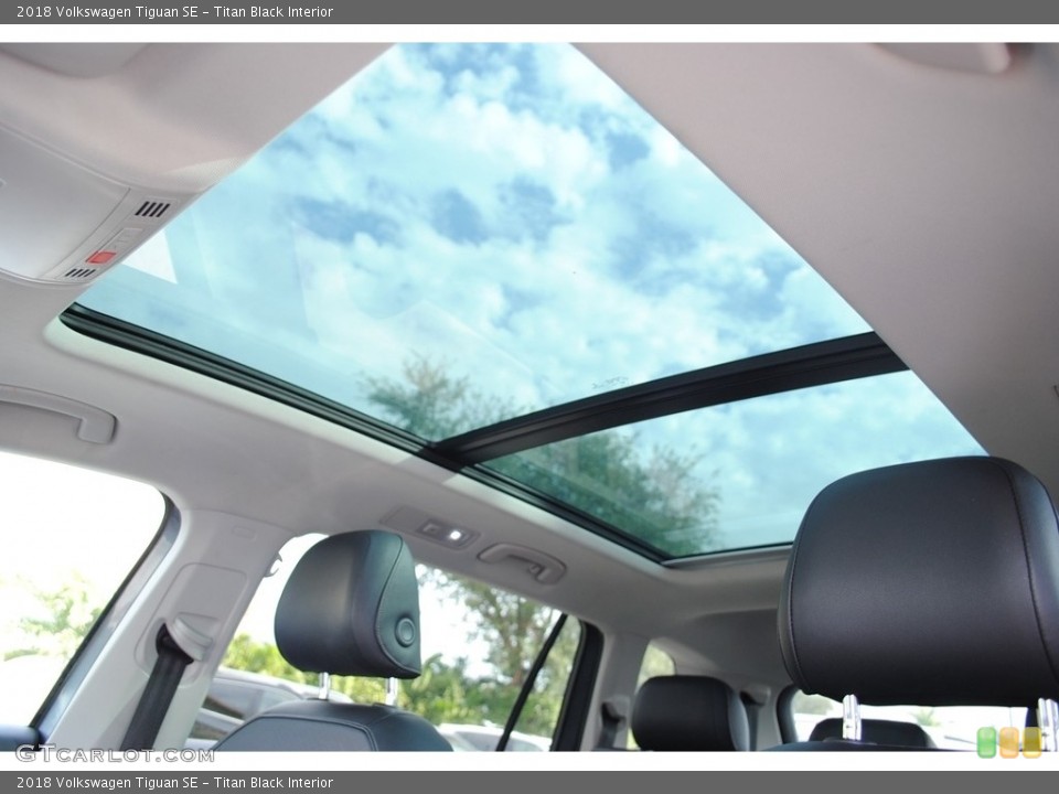 Titan Black Interior Sunroof for the 2018 Volkswagen Tiguan SE #140779886