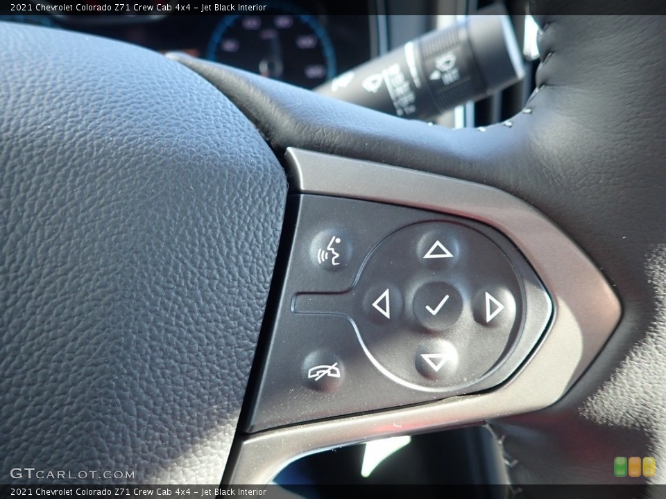 Jet Black Interior Steering Wheel for the 2021 Chevrolet Colorado Z71 Crew Cab 4x4 #140782178