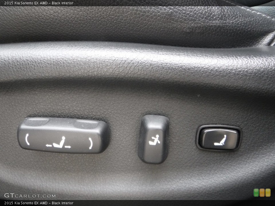 Black Interior Front Seat for the 2015 Kia Sorento EX AWD #140782856
