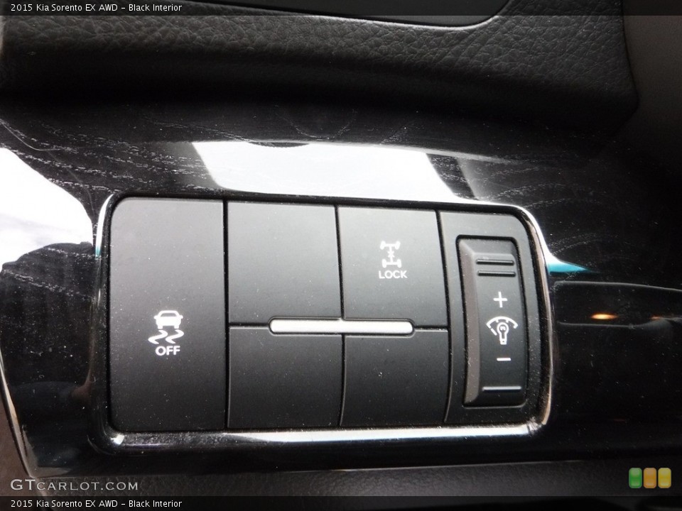 Black Interior Controls for the 2015 Kia Sorento EX AWD #140782872