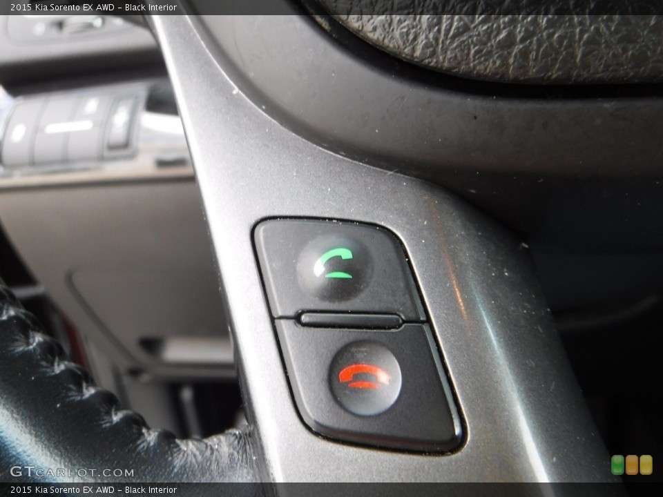 Black Interior Steering Wheel for the 2015 Kia Sorento EX AWD #140783006