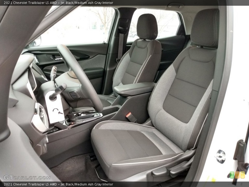Jet Black/Medium Ash Gray Interior Photo for the 2021 Chevrolet Trailblazer LS AWD #140783078