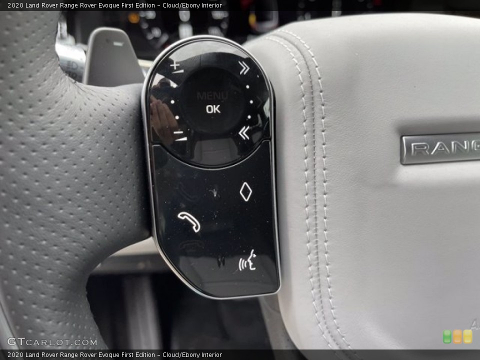 Cloud/Ebony Interior Steering Wheel for the 2020 Land Rover Range Rover Evoque First Edition #140783369