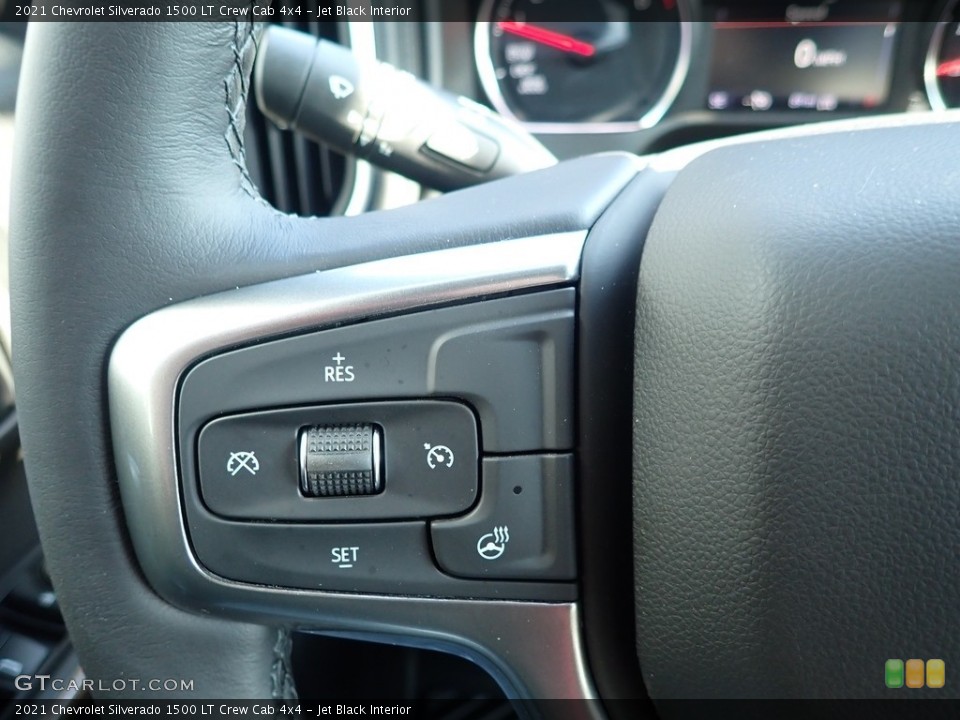 Jet Black Interior Steering Wheel for the 2021 Chevrolet Silverado 1500 LT Crew Cab 4x4 #140785025