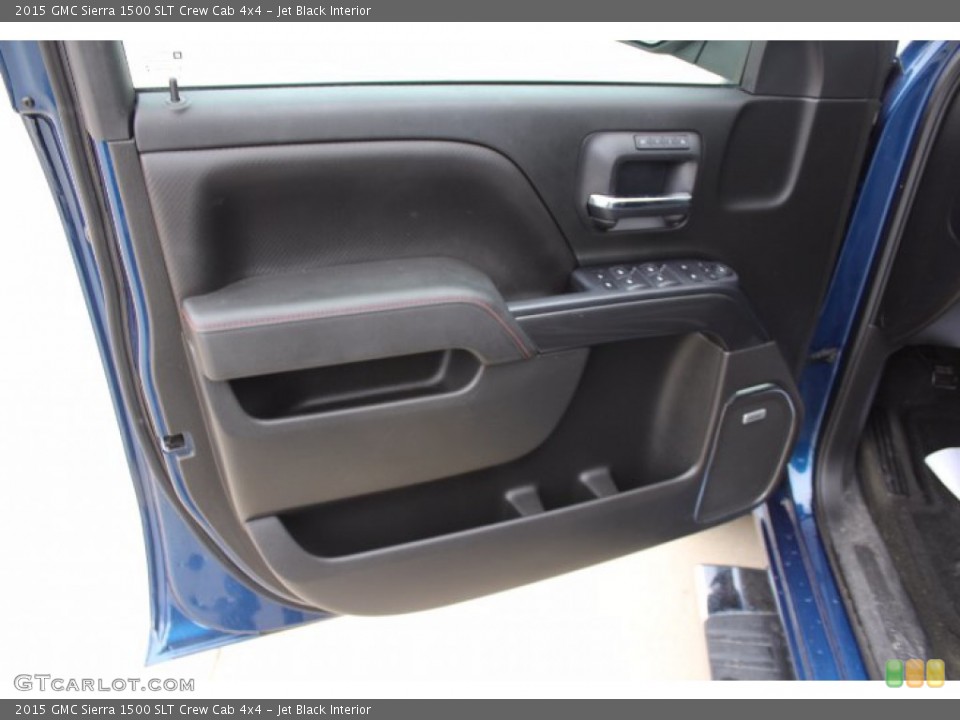 Jet Black Interior Door Panel for the 2015 GMC Sierra 1500 SLT Crew Cab 4x4 #140785403