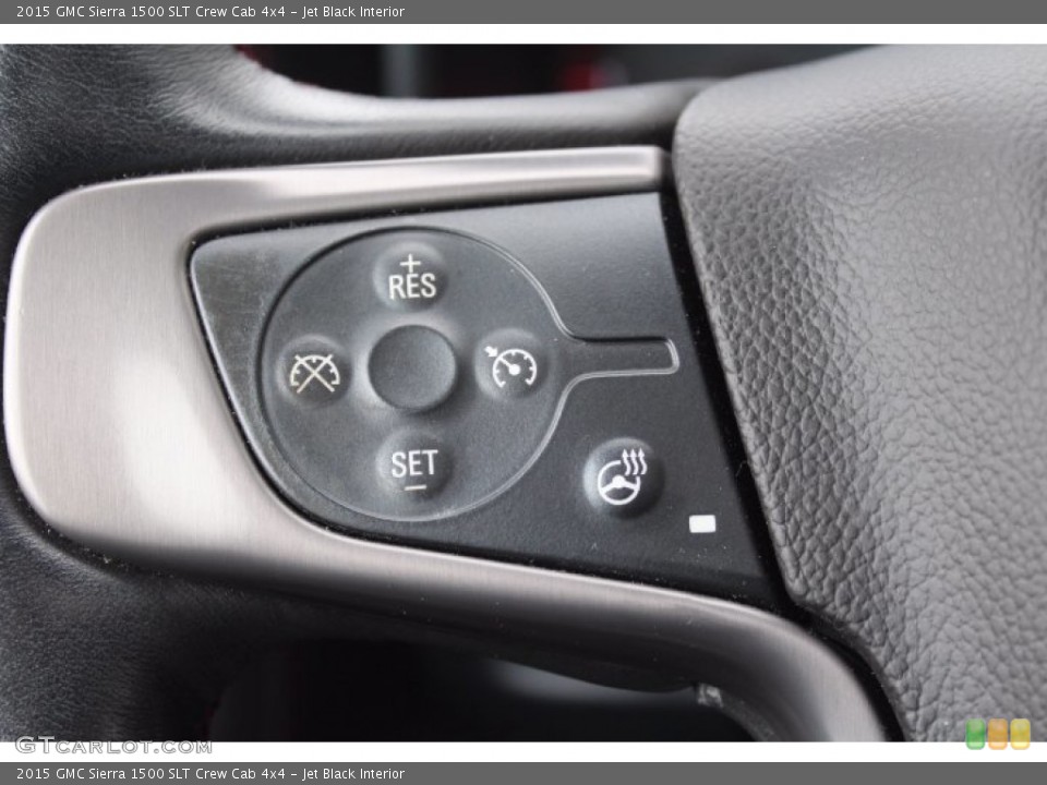 Jet Black Interior Steering Wheel for the 2015 GMC Sierra 1500 SLT Crew Cab 4x4 #140785436