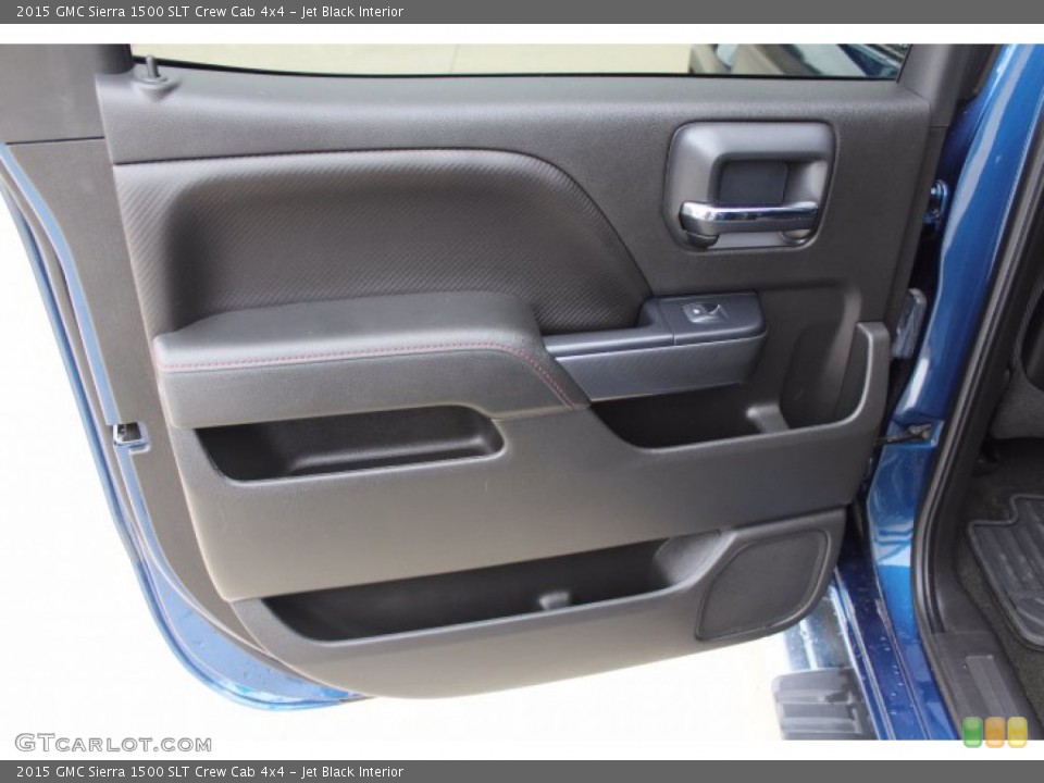 Jet Black Interior Door Panel for the 2015 GMC Sierra 1500 SLT Crew Cab 4x4 #140785553