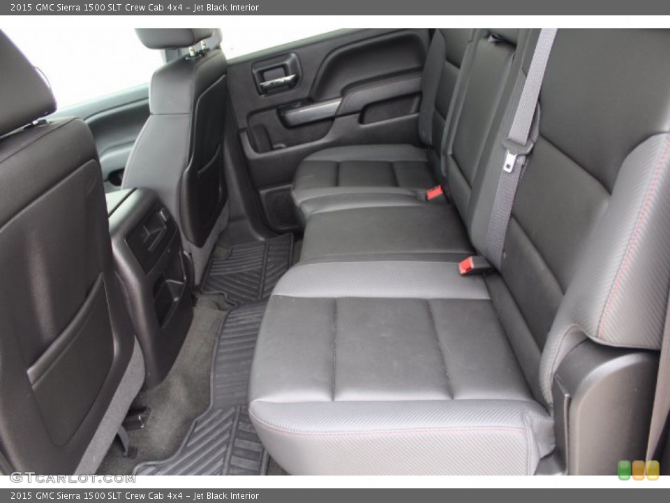 Jet Black Interior Rear Seat for the 2015 GMC Sierra 1500 SLT Crew Cab 4x4 #140785565