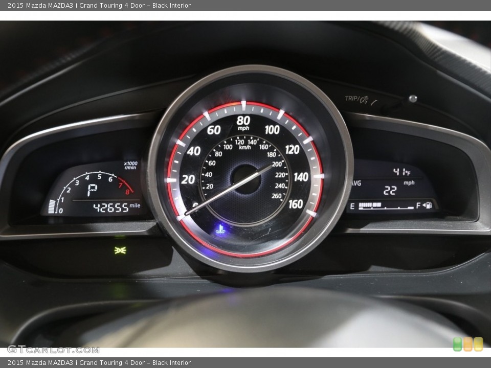 Black Interior Gauges for the 2015 Mazda MAZDA3 i Grand Touring 4 Door #140785586