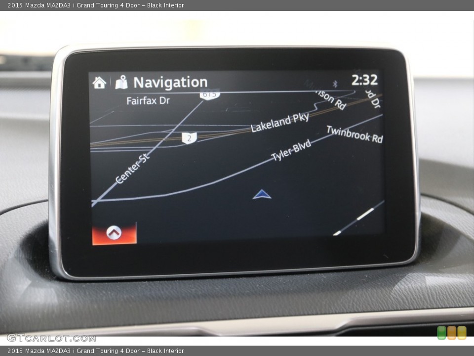 Black Interior Navigation for the 2015 Mazda MAZDA3 i Grand Touring 4 Door #140785625