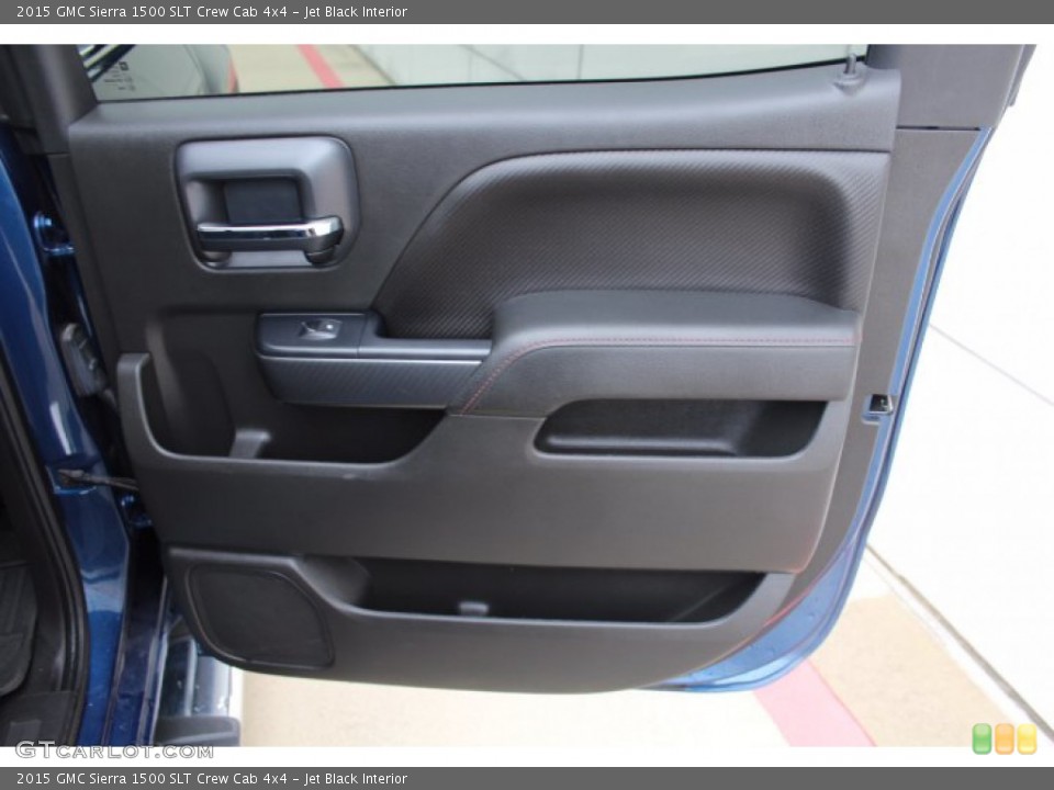 Jet Black Interior Door Panel for the 2015 GMC Sierra 1500 SLT Crew Cab 4x4 #140785634