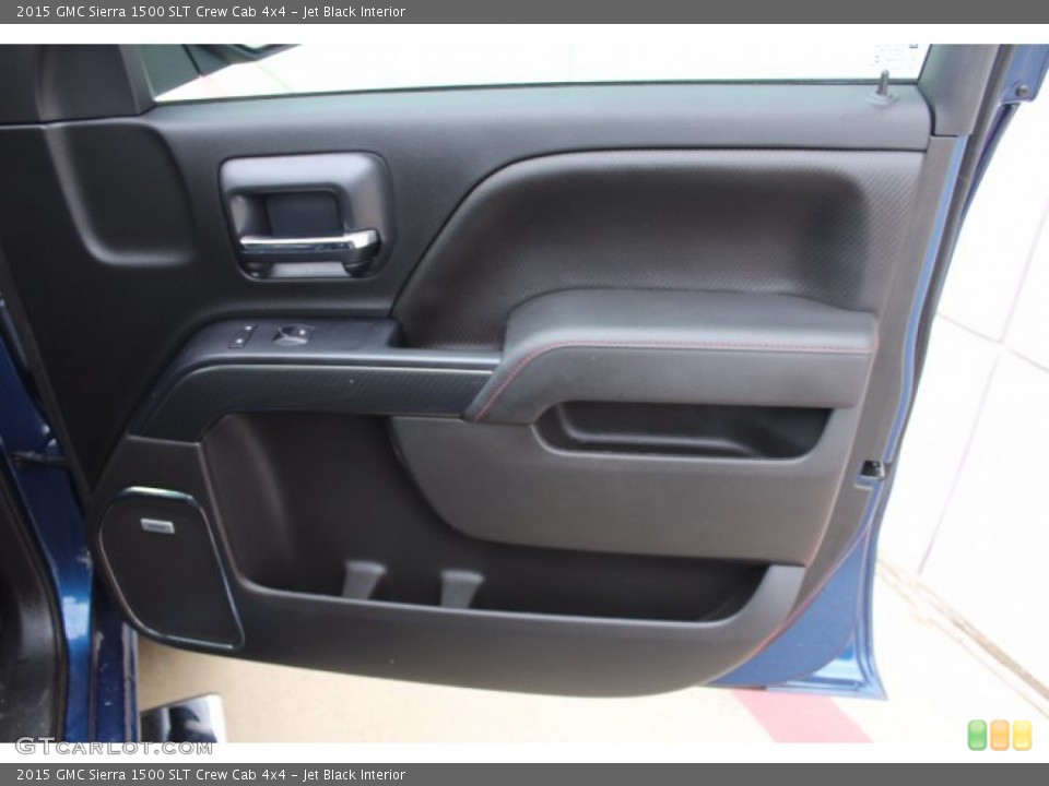 Jet Black Interior Door Panel for the 2015 GMC Sierra 1500 SLT Crew Cab 4x4 #140785667