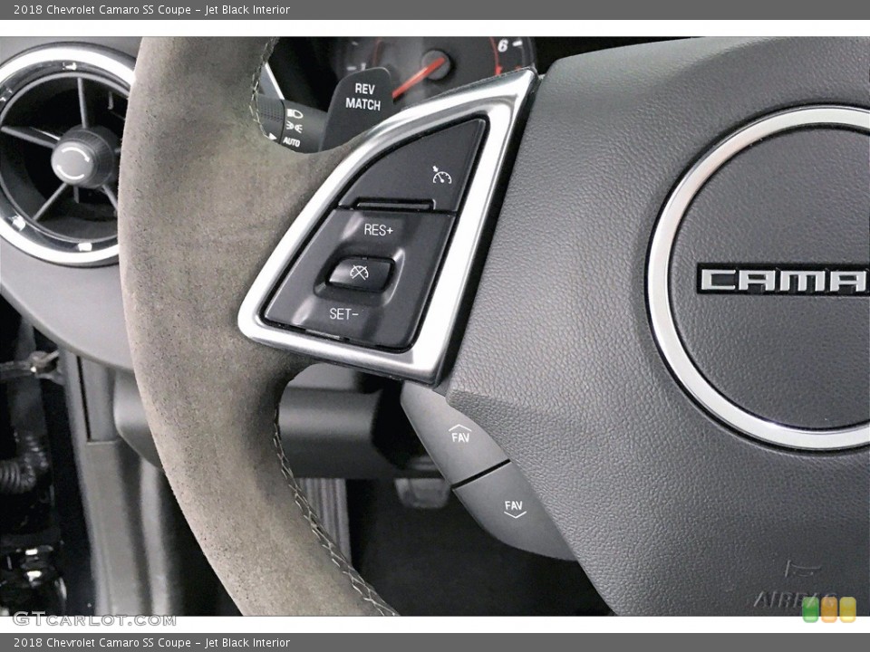 Jet Black Interior Steering Wheel for the 2018 Chevrolet Camaro SS Coupe #140790302