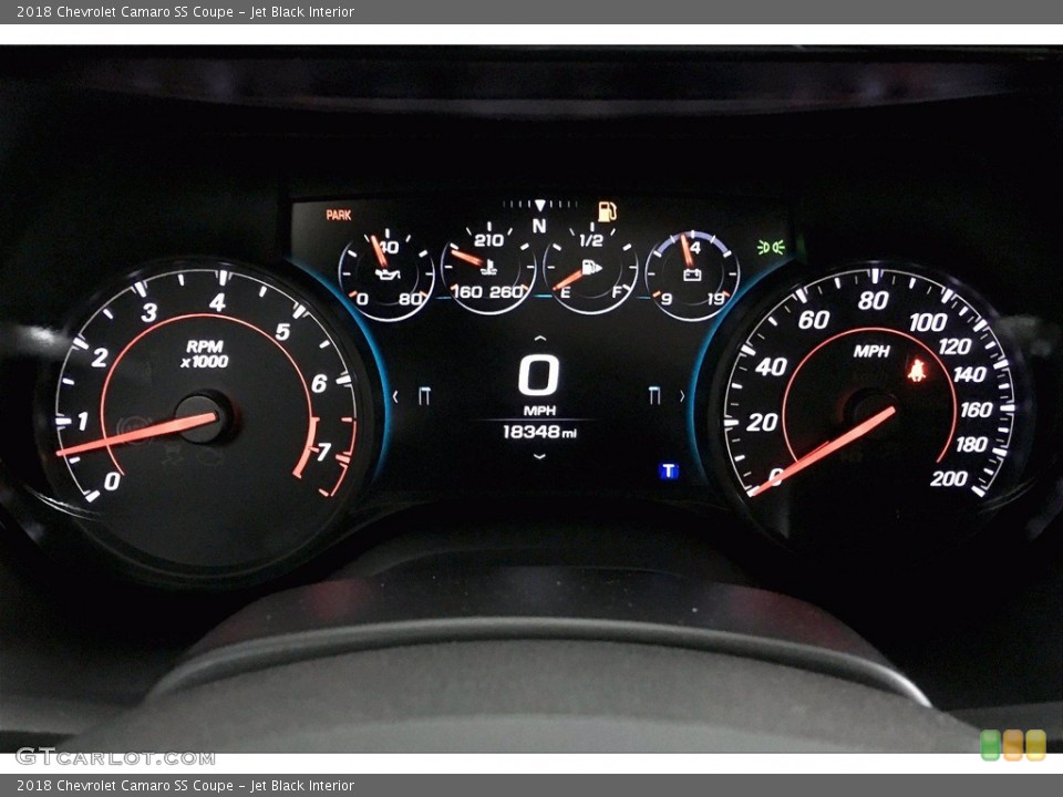 Jet Black Interior Gauges for the 2018 Chevrolet Camaro SS Coupe #140790329