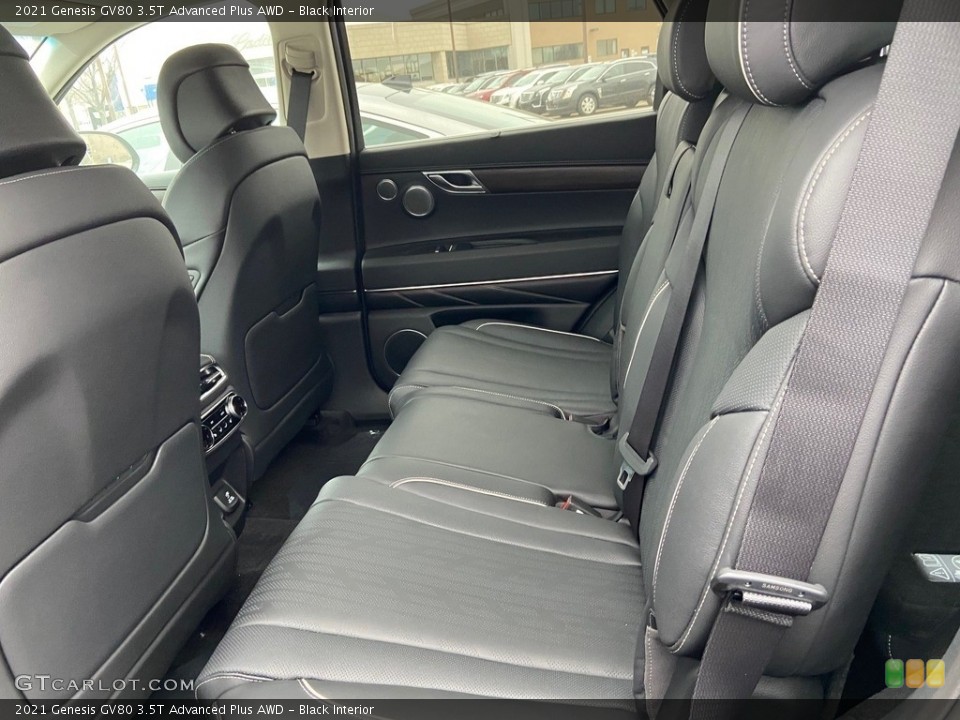 Black Interior Rear Seat for the 2021 Genesis GV80 3.5T Advanced Plus AWD #140790659