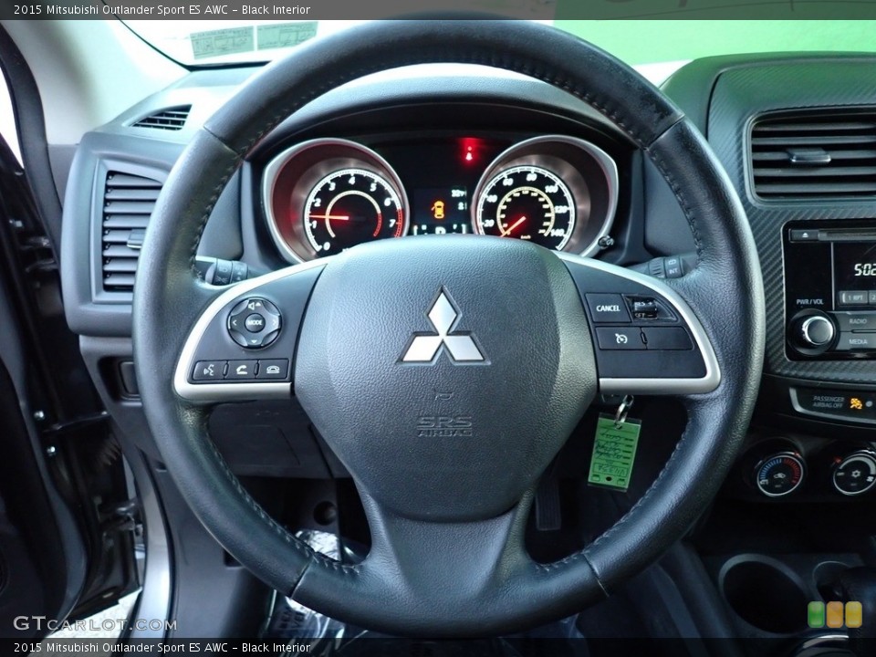 Black Interior Steering Wheel for the 2015 Mitsubishi Outlander Sport ES AWC #140793440