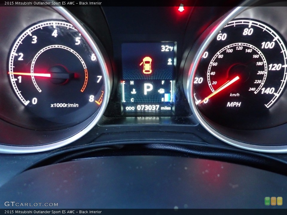 Black Interior Gauges for the 2015 Mitsubishi Outlander Sport ES AWC #140793512